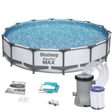 Bestway Steel Pro Max Fémvázas medence szett 427x84cm (8050055) medence