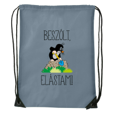 Beszólt, elástam! - Sport táska szürke tornazsák