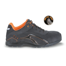 Beta 0734901, Nubuck-Look munkavédelmi cipő, mérsékelten vízálló, gumitalp puha PU-profillal