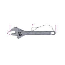 Beta 111E-HS 300 Állítható villáskulcs skálával, krómozott, H- SAFE villáskulcs