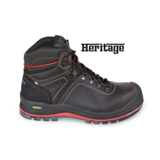 Beta 7294 HM Heavy Duty Mérsékelten vízálló, faggyúzott full-grain bőr félcipő nagyteljesítményű VIBRAM® járófelülettel, kopásálló betéttel a saroknál, és poliuretán orrvédő 45