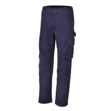 Beta 7840BL T/C twill munkanadrág 245g, kék. Derékban oldalt elasztikus M munkaruha