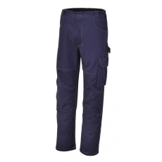 Beta 7840BL T/C twill munkanadrág 245g, kék. Derékban oldalt elasztikus. XXXL (078400106)
