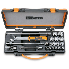 Beta 910B/C16 16 Dugókulcs és 5 tartozék fémdobozban (009100937) dugókulcs