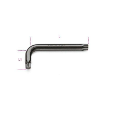 Beta 97TX 45 Hajlított Torx(R)-imbuszkulcs, barnított imbuszkulcs