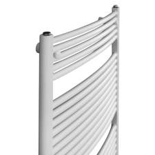 Betatherm BX 50160 (1610*496) íves fürdőszobai radiátor, fehér, BX Curves törölköző szárító radiátor, fürdőszobai csőradiátor, BX Curves fűtőtest, radiátor