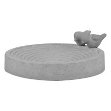 Beton madáretető és itató tál, 29 cm átmérőjű etető, itató madaraknak