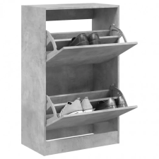  Betonszürke szerelt fa cipőszekrény 60 x 34 x 96,5 cm bútor