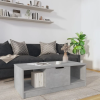  betonszürke szerelt fa dohányzóasztal 102 x 50 x 36 cm