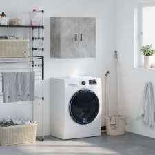  betonszürke szerelt fa faliszekrény 60 x 31 x 60 cm bútor