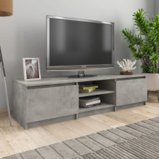  Betonszürke szerelt fa TV-szekrény 140 x 40 x 35,5 cm bútor