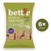 Bett'R Quinoa kréker bazsalikomos, paradicsomos bio 100 g kínáló 6 db