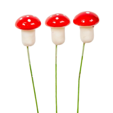  Betűző gomba 2+5cm pettyes piros 85db-os csomag dekorációs kellék