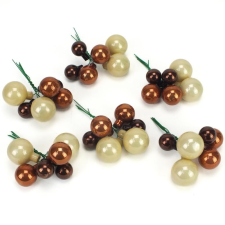  Betűzős gömb opál natural 6 szett/doboz dekorációs kellék