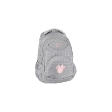 BeUniq hátizsák, iskolatáska - 3 rekeszes - Disney - Minnie Mouse - szürke-rózsaszín (DM24TT-2708) iskolatáska