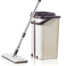 bewello A0186 Felmosó szett MOP mikroszálas kendő + vödör 5L takarító és háztartási eszköz