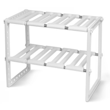 bewello BW1011 Konyhai rendszerező polc 47 x 26 x 38 cm fehér konyhai eszköz