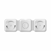 bewello BW2063 3 az 1-ben Wireless töltőállomás - Fehér (15W) (BW2063)