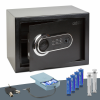 Bewello Digitális széf PIN kód és ujjlenyomat olvasóval - 350 x 250 x 250 mm 55583