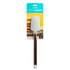bewello Szilikon spatula rozsdamentes nyéllel - 29 x 5,2 x 1 cm konyhai eszköz
