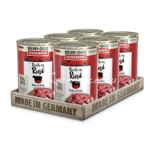 Bewital Bewi-Dog Színhús marhahúsban gazdag konzerv 6x400g kutyaeledel