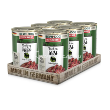 Bewital Bewi-Dog Színhús vadban gazdag konzerv 6x400g kutyaeledel