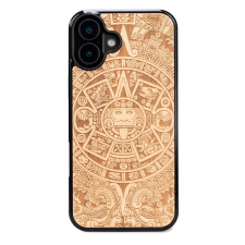 Bewood Aztec Calendar Aniegre tok iPhone 16 Plus - barna tok és táska