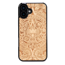 Bewood Aztec Calendar Aniegre tok iPhone 16 Plus - barna tok és táska