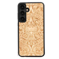 Bewood Aztec Calendar Aniegre tok Samsung Galaxy S24 Plus - barna tok és táska