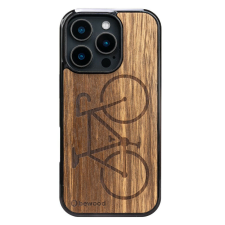 Bewood Bicycle Limba tok iPhone 16 Pro - barna tok és táska
