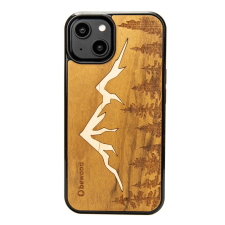 Bewood Fából készült tok iPhone 15 Bewood Mountains Imbuia tok és táska
