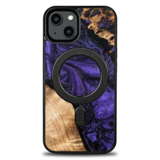 Bewood iPhone 15 Plus Fa-Gyanta Tok - Violet tok és táska