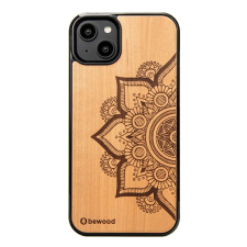 Bewood Mandala Apple Tree Wooden tok iPhone 14 Plus - barna tok és táska