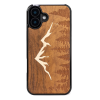Bewood Mountains Imbuia tok iPhone 16 Plus - barna