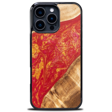 Bewood Neons Paris tok iPhone 16 Pro Max - barna-piros tok és táska