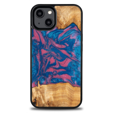 Bewood Neons Vegas tok iPhone 15 - barna-kék tok és táska