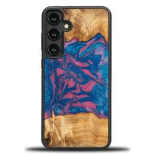 Bewood Neons Vegas tok Samsung Galaxy S24 Plus - barna-kék tok és táska