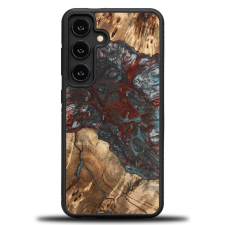 Bewood Planets Pluto tok Samsung Galaxy A55 5G - barna-szürke tok és táska