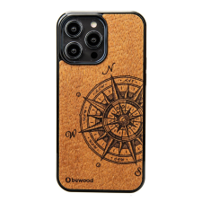 Bewood Traveler Merbau tok iPhone 15 Pro Max - barna tok és táska