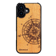 Bewood Traveler Merbau tok iPhone 16 - barna tok és táska