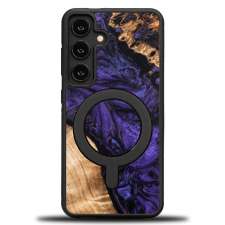 Bewood Violet MagSafe-kompatibilis tok Samsung Galaxy S24 - barna-lila tok és táska