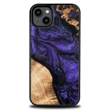 Bewood Violet tok iPhone 15 Plus - barna-lila tok és táska
