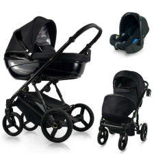 Bexa Glamour 3in1 multifunkciós babakocsi - Bright black + K2 Kite babakocsi
