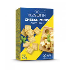 Bezgluten Bezgluten gluténmentes sajtos mini falatkák 60 g reform élelmiszer