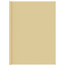  bézs HDPE sátorszőnyeg 250 x 250 cm kemping felszerelés