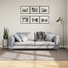  Bézs hosszú szálú bozontos modern szőnyeg 160 x 230 cm lakástextília