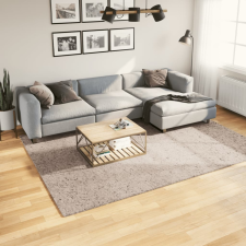  Bézs hosszú szálú bozontos modern szőnyeg 200 x 280 cm lakástextília