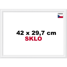 Bfhm fehér műanyag keret puzzle-hoz 42x29,7 cm A3 puzzle, kirakós