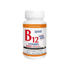 BGB Interherb Kft. Interherb B12-vitamin 1000 mcg/tabletta 60 db vitamin és táplálékkiegészítő