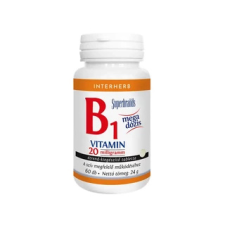 BGB Interherb Kft. Interherb B1-vitamin 20 mg/tabletta 60 db vitamin és táplálékkiegészítő